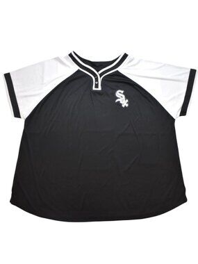 Fanatics Womens Plus Size Chicago White Sox Pullover Jersey Top New 2X, 3X, 4X
